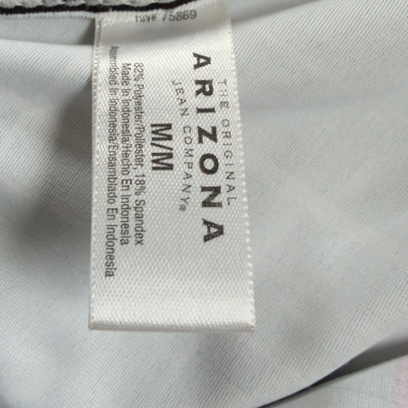 Vintage 90s Y2K women's Juniors M black pink floral bikini skirt swimsuit bottom - Picture 6 of 10